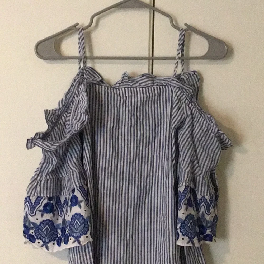 4 for $15 Parker Keegan blue stripe dress